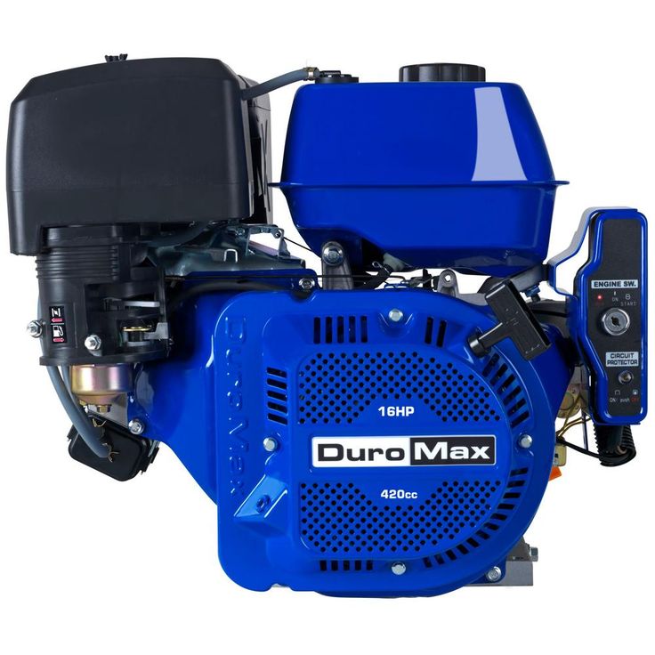 DUROMAX Portable 16 HP 1 in. Shaft Gas-Powered Recoil/Electric Start Engine