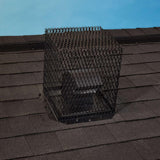 VentGuard 11 in. x 11 in. Roof Wildlife Exclusion Screen in Galvanized Black - Super Arbor