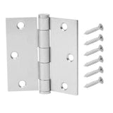 3-1/2 in. Satin Chrome Commercial Grade Door Hinge