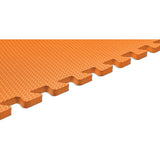 Norsk 24 sq ft Interlocking Foam Floor Mat, 6-Pack, Orange