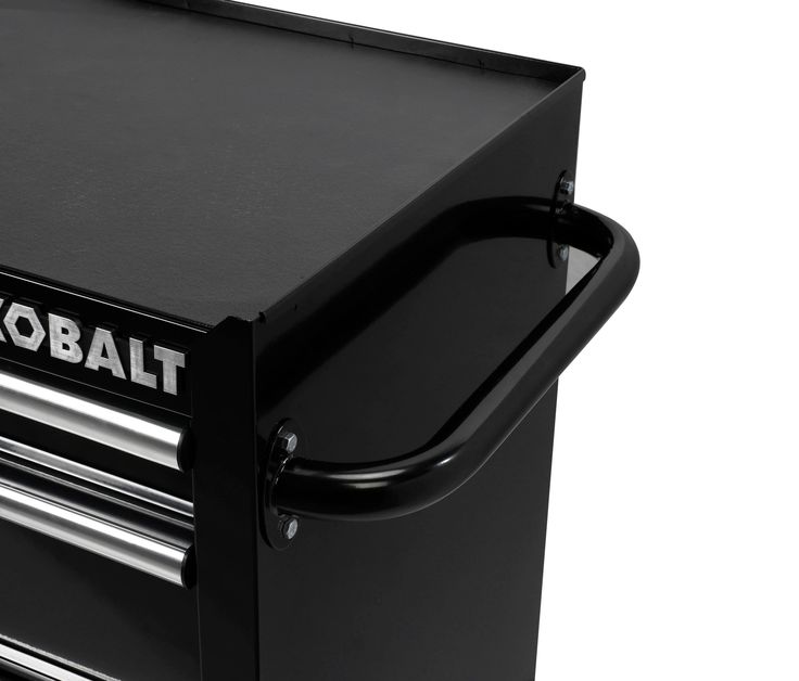Kobalt 26.7-in W x 33-in H 4-Drawer Steel Rolling Tool Cabinet (Black)