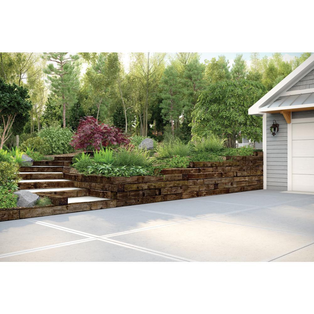 7 in. x 9 in. x 8 ft. Creosote Treated Used Railroad Tie Timber - Super Arbor