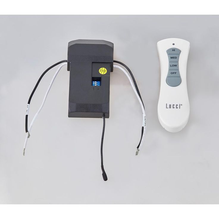 Airlie II Grey and White Fan Remote Set-Non L Non Dimmable