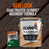 Olympic Maximum 5 gal. Cedar Exterior Stain and Sealant in One - Super Arbor