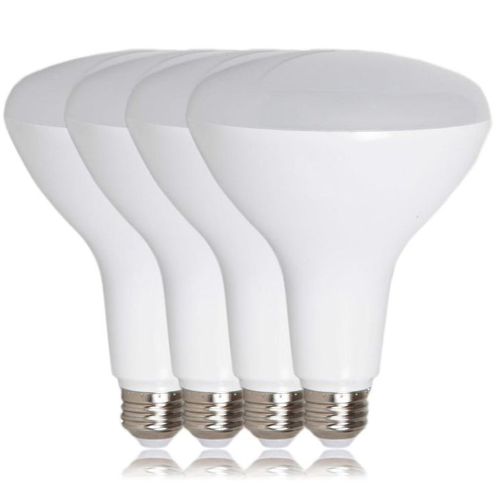 Maxxima 75-Watt Equivalent BR40 Energy Star and Dimmable LED Light Bulb in Warm White (2700K) (4-Pack)