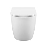 St. Tropez Wall Hung Toilet Bowl 0.8/1.28 GPF Dual Flush Elongated in White - Super Arbor