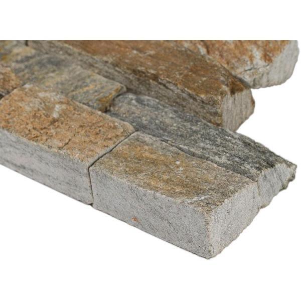 Canyon Creek Ledger Panel 6 in. x 24 in. Natural Quartzite Wall Tile (10 cases / 40 sq. ft. / pallet) - Super Arbor