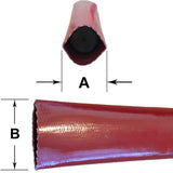 2 in. Dia x 300 ft. Red PVC 10 Bar High Pressure Lay Flat Discharge and Backwash Hose - Super Arbor