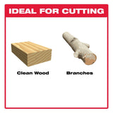 9 in. Carbide Pruning and Clean Wood Cutting Reciprocating Saw Blade (2-Pack) - Super Arbor