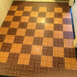 Greatmats Max Tile 12 in. x 12 in. x 5/8 in. Light Oak Vinyl Interlocking Raised Modular Floor Tile (Case of 26)
