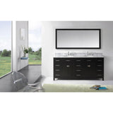 Caroline Parkway 72 in. W Bath Vanity Cabinet Only in Espresso - Super Arbor