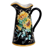 Sunflower Fields 96 oz. Multicolored Pitcher