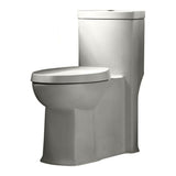 Boulevard Siphonic Tall Height 1-Piece Dual Flush Elongated Toilet in White, Seat Included - Super Arbor