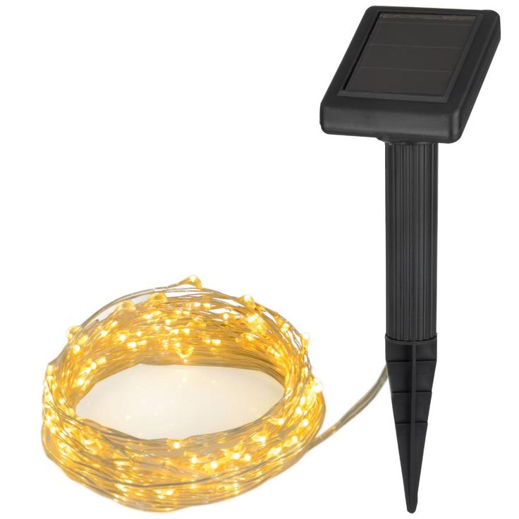 36 ft. 200-LED  Solar Copper Integrated LED String Light