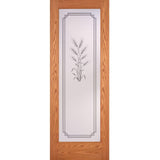 24 in. x 80 in. 1 Lite Harvest Smooth Primed MDF Interior Door Slab - Super Arbor