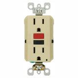 15 Amp Self-Test SmartlockPro Slim GFCI Duplex Outlet, White (3-Pack) - Super Arbor