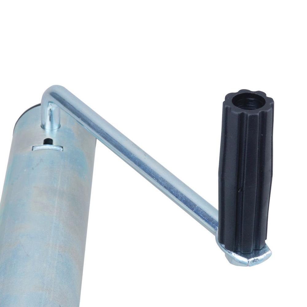 Max Load 2000 lb. Payload Capacity Side Wind Trailer Jack with Dual Wheels and Horizontal Mounts - Super Arbor