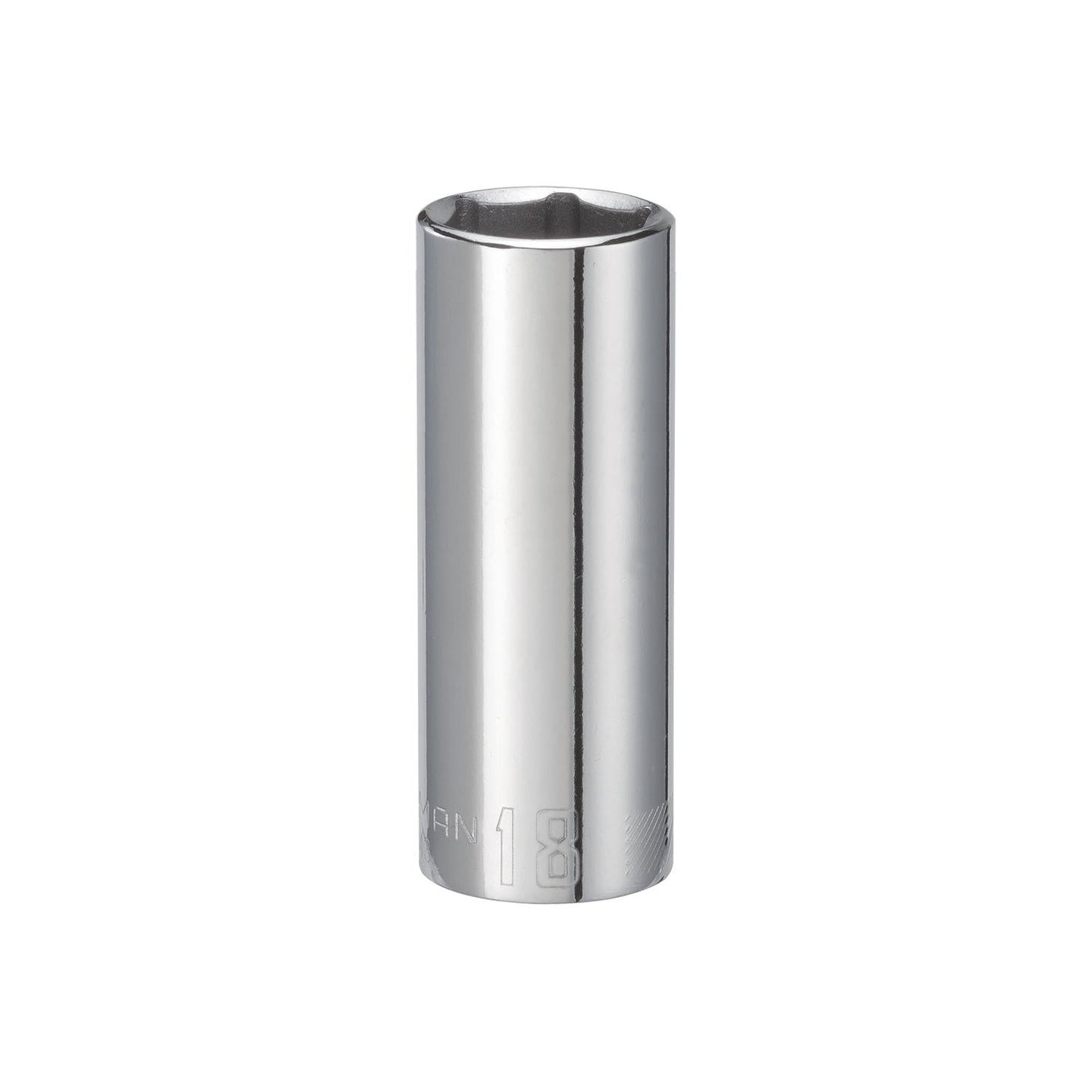 Craftsman 18mm Metric Deep Socket, 3/8 in. Drive, 6 Point