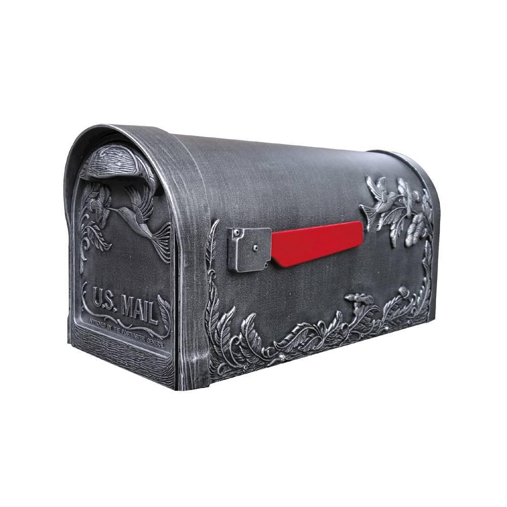 Hummingbird Copper Post Mount Mailbox - Super Arbor