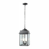 Scroll Black 2-Light Large Hanging Lantern