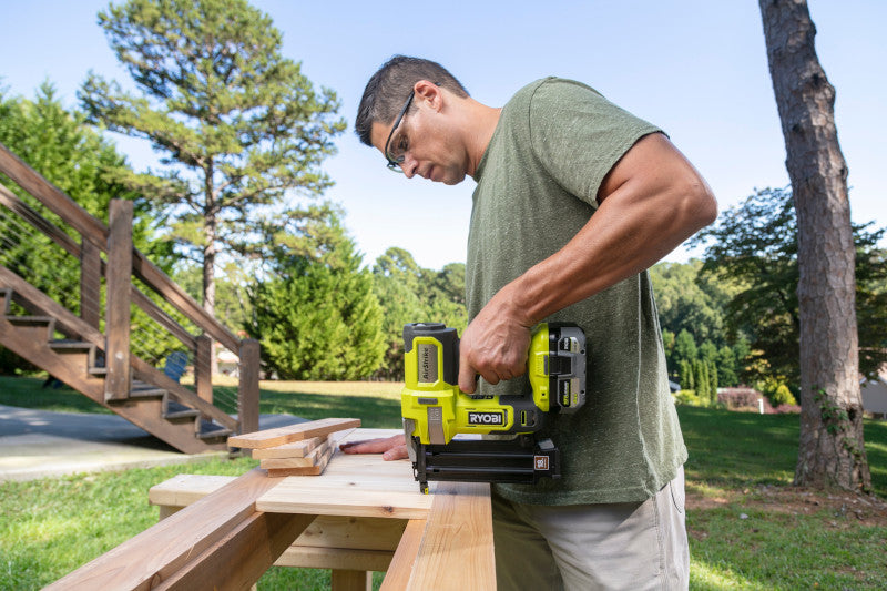 RYOBI 18V ONE+ AirStrike Cordless 18-Gauge Brad Nailer (Tool Only)