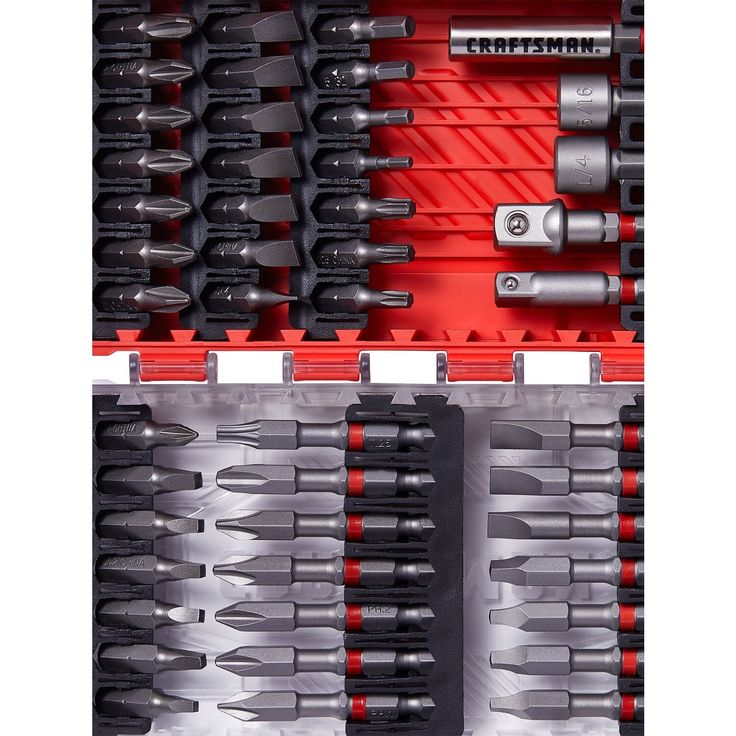 CRAFTSMAN 47-Piece Steel Hex Shank Screwdriver Bit Set