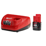 M12 FUEL 12-Volt Lithium-Ion Brushless Cordless 1/4 in. Hex Impact Driver/Bandsaw Combo Kit W/(1)2.0Ah Battery & Charger