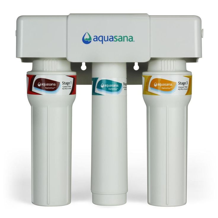 OptimH2O Reverse Osmosis Claryum Under-Counter Water Filtration System with Chrome Finish Faucet