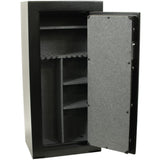 30 Gun Fire Rated, E-Lock Gun Safe, Black Textured - Super Arbor