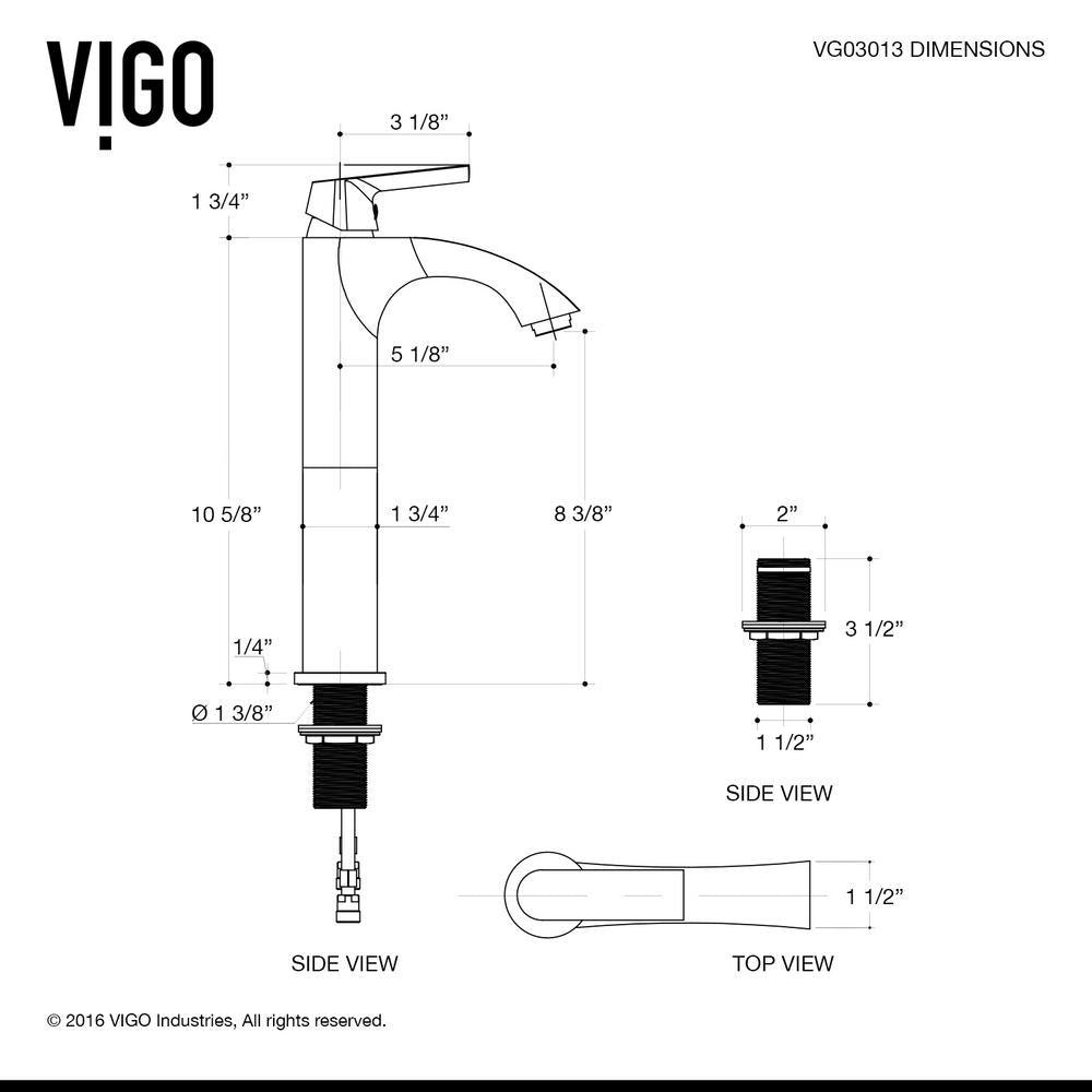 Marigold White Matte Stone Vessel Bathroom Sink and Linus Bathroom Vessel Faucet in Brushed Nickel - Super Arbor