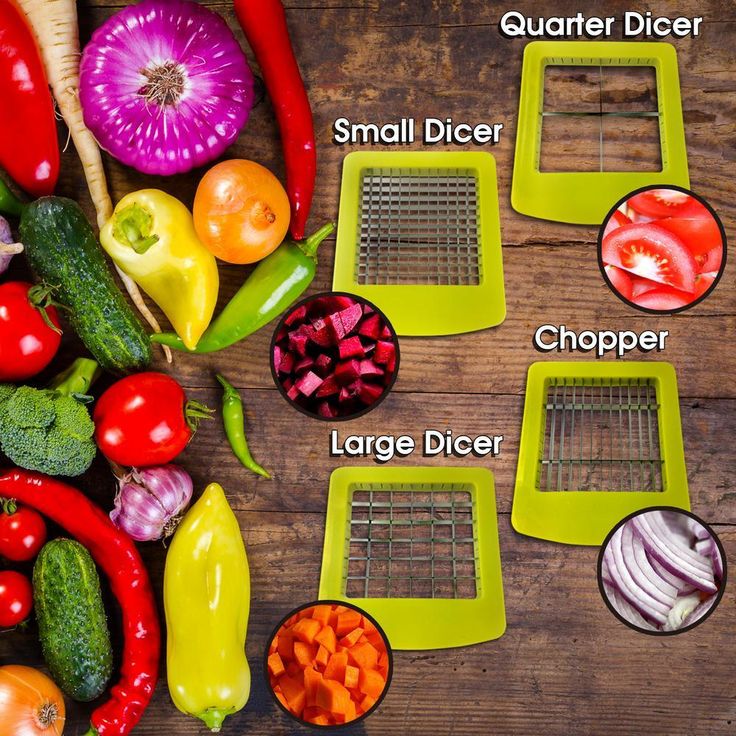 8-in-1 Multi-Use Slicer, Dicer and Chopper