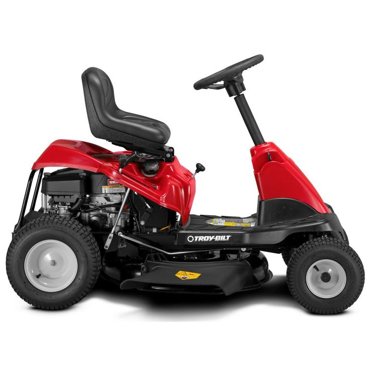Troy-Bilt TB 30 in. 382 cc Auto-Choke Engine 6-Speed Manual Drive Gas Rear Engine Riding Lawn Mower with Mulch Kit Included