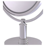 Allied Brass 8-in x 15-in Polished Chrome Double-Sided Magnifying Countertop Vanity Mirror