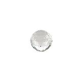 1-3/16 in. (30 mm) Clear, Crystal, Chrome Contemporary Metal, Crystal Cabinet Knob - Super Arbor