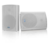 Bluetooth BT Blast 5.25 Indoor/Outdoor Weatherproof Patio Speakers, Gray Rated Industry Best (Pair) - Super Arbor