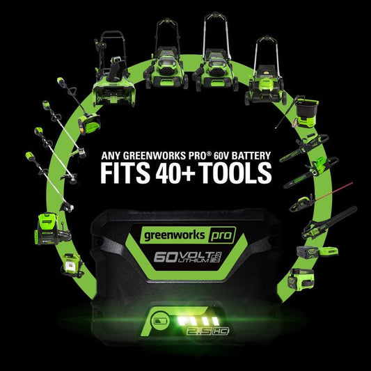 Greenworks PRO 140 MPH 540 CFM 60-Volt Lithium-Ion Cordless Backpack Leaf Blower (Tool-Only)