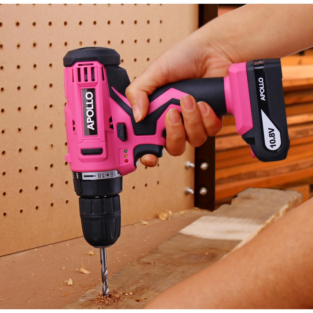 Tools 10.8-Volt Lithium-Ion 3/8 in. Cordless Drill with Accessory Set (30-Piece) - Super Arbor