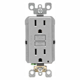 15 Amp Self-Test SmartlockPro Slim Duplex GFCI Outlet, White - Super Arbor