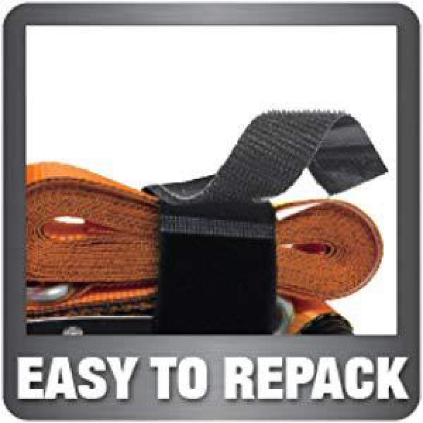 Anti-Theft 1.5 in. x 15 ft. Premium Tie-Down Straps (3-Pack) Locking Handle, Built-In Soft Tie Loop and Velcro Strap - Super Arbor
