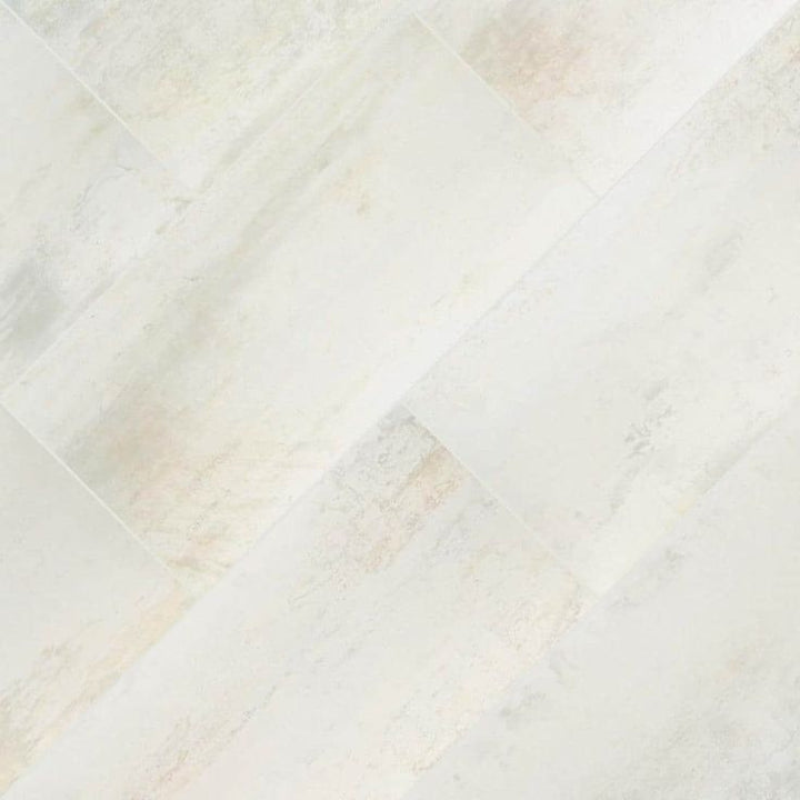 Metallic Blanche 24 in. x 48 in. Matte Porcelain Stone Look Floor and Wall Tile (16 sq. ft./Case)