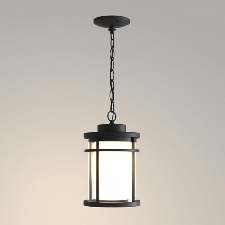 Home Decorators Collection Black Outdoor LED Hanging Light