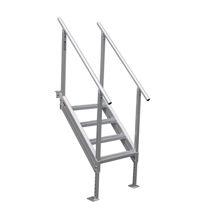 Extreme Max Universal Mount Aluminum Dock Stair - 4-Step - Super Arbor