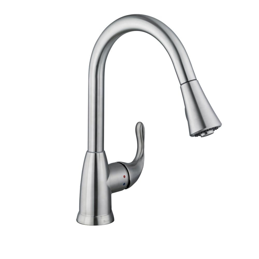 All-in-One Dual Mount Stainless Steel 33 in. 2-Hole Single Bowl Kitchen Sink in Brushed with Faucet - Super Arbor