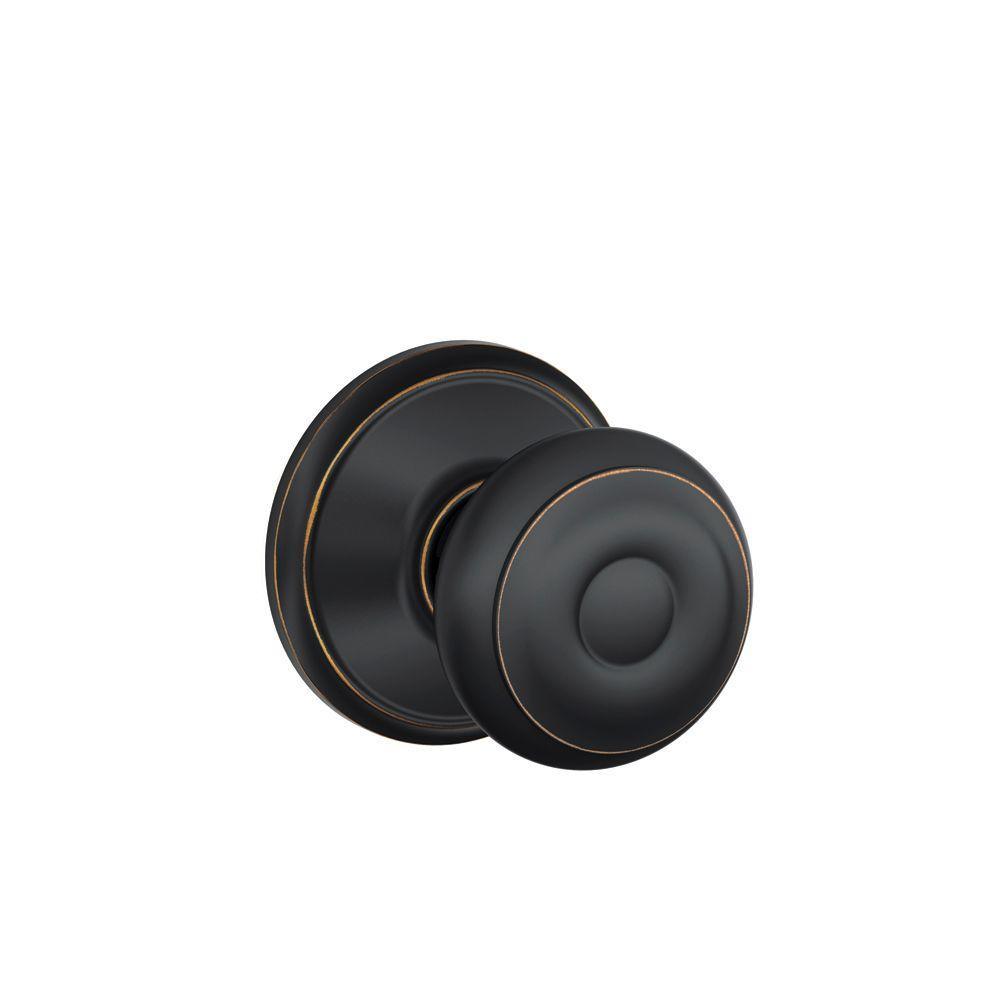 Georgian Satin Nickel Passage Hall/Closet Door Knob - Super Arbor