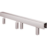 Simplicity 60 x 59-1/4 in. Frameless Mod Soft-Close Sliding Bathtub Door in Chrome with 1/4 in. (6mm) Clear Glass - Super Arbor