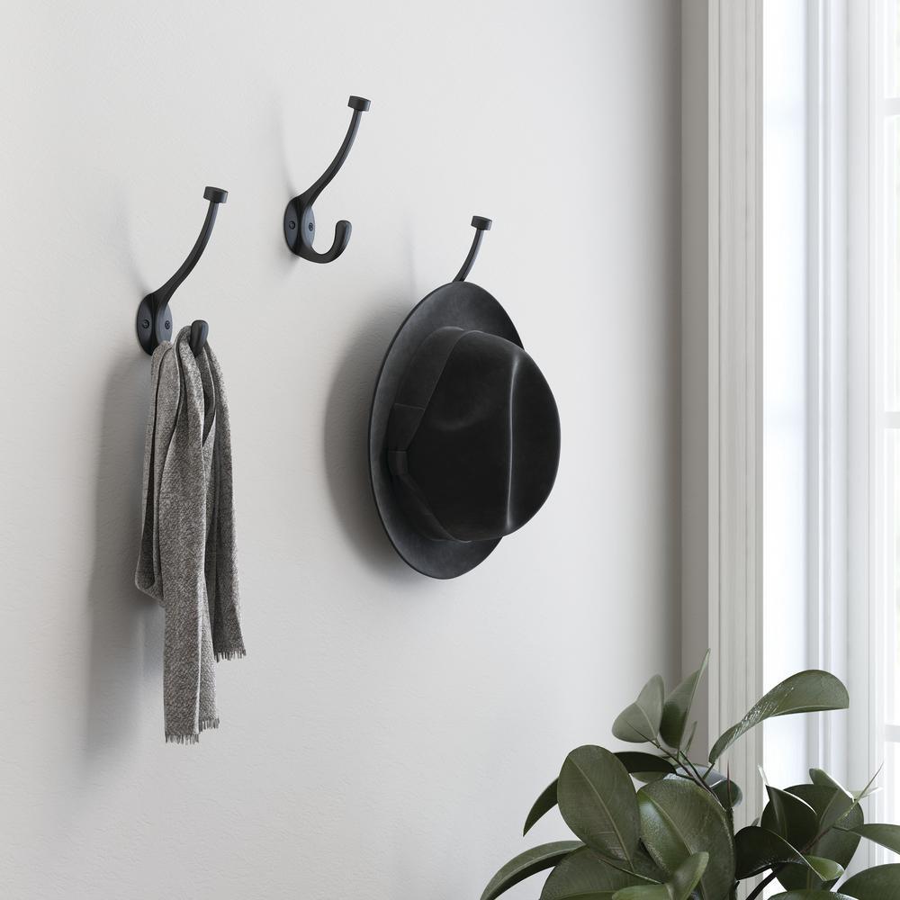 Pilltop 5.63 in. Flat Black Hook - Super Arbor