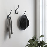 Pilltop 5.63 in. Flat Black Hook - Super Arbor