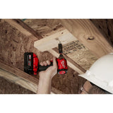 M18 FUEL ONE-KEY 18-Volt Lithium-Ion Brushless Cordless 1/4 in. Hex Impact Driver Kit W/ (2) 2.0Ah Batteries, Hard Case - Super Arbor