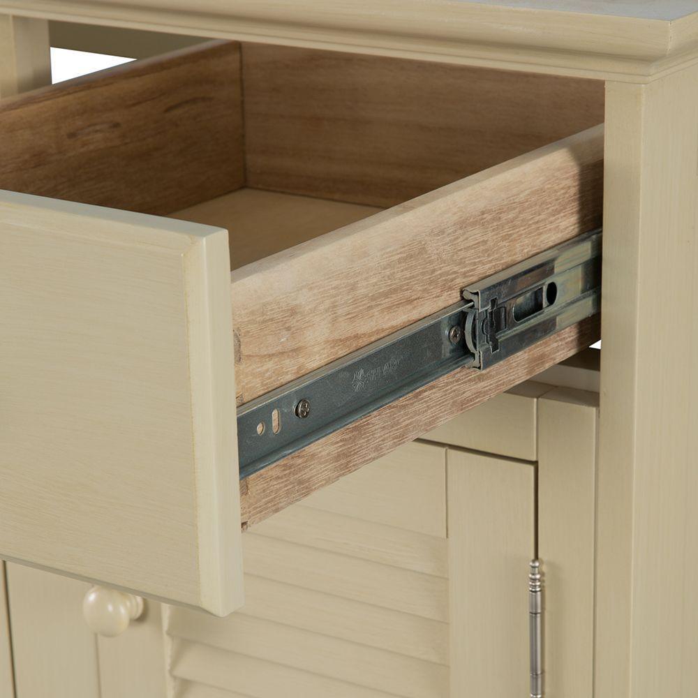 Cottage 48 in. W Bath Vanity Cabinet Only in Antique White - Super Arbor