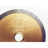 Whirlwind USA 4 1/2 in. Continuous Rim Diamond Saw Blade for Wet Tile Cutting